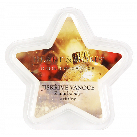 Heart & Home Sparkling Christmas Soy natürlich duftendes Wachs 26 g