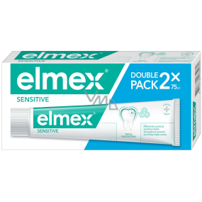 Elmex Sensitive Zahnpasta mit Aminfluorid 2 x 75 ml