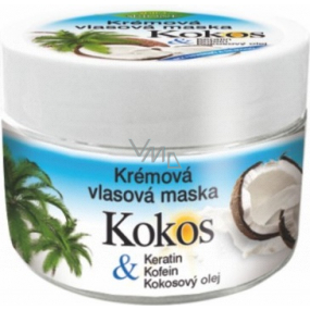 Bione Cosmetics Kokosnuss & Keratin Creme Haarmaske 260 ml