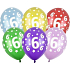 Ditipo Latex Luftballons aufblasbar Metall Mix von Farben Nr. 6 30 cm 6 Stück