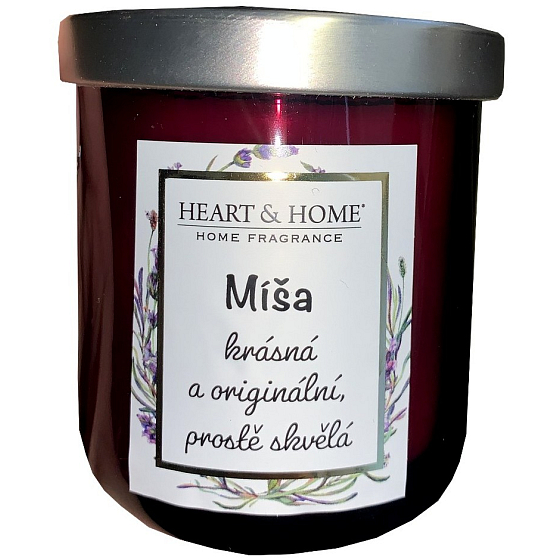 Heart & Home Sweet Cherry Soja-Duftkerze mit dem Namen Misha 110 g