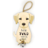Nekupto Pets Holzschild Hund Ich bin dein treuer Freund 9,5 x 16,5 x 2,5 cm