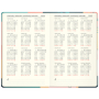 Albi Taschenkalender 2024 mit Gummiband Dschungel 9,3 x 15 x 1,3 cm