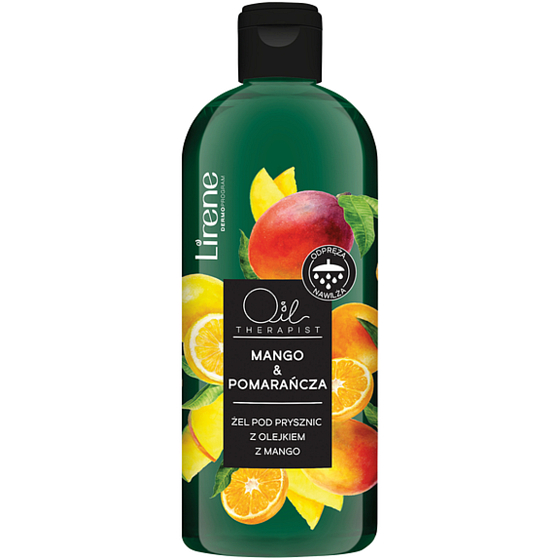 Lirene Oil Therapist Mango & Orange Duschgel mit Mangoöl 400 ml