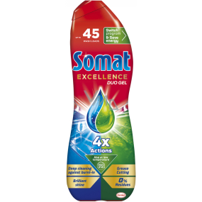 Somat Excellence Duo Gel AntiGrease Geschirrspülgel 45 Dosen 810 ml