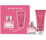 Tom Tailor Happy To Be Eau de Parfum 30 ml + Duschgel 100 ml, Geschenkset für Frauen