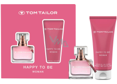 Tom Tailor Happy To Be Eau de Parfum 30 ml + Duschgel 100 ml, Geschenkset für Frauen