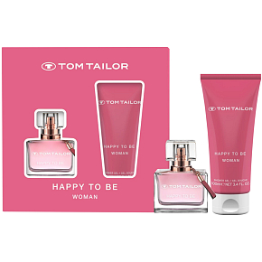 Tom Tailor Happy To Be Eau de Parfum 30 ml + Duschgel 100 ml, Geschenkset für Frauen