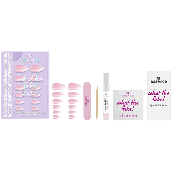 Essence What The Fake! sada s umělými nehty 03 Babyboomer