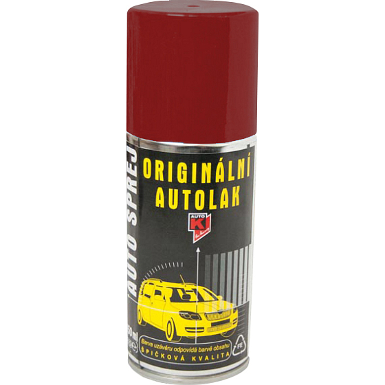 Kwasny Auto-K Color Škoda, originální Autolack in Spray, 8850 Kirschrot, 150 ml