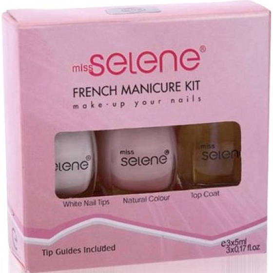 Miss Selene French Manicure Kit Set Nagellacke für French Manicure 3x5 ml