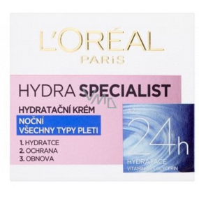 Loreal Paris Hydra Specialist Nacht Feuchtigkeitscreme für alle Hauttypen 50 ml