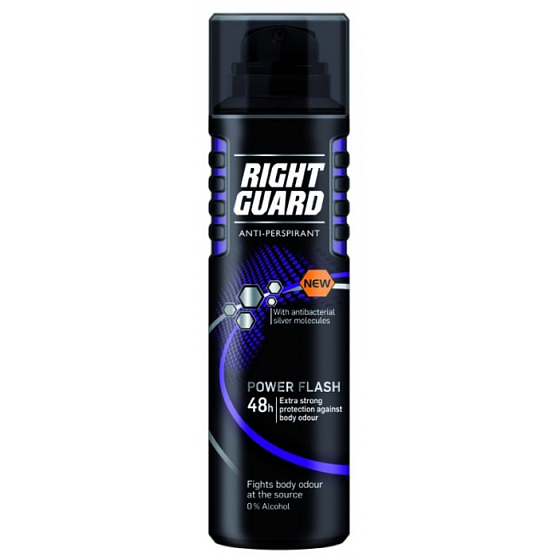 Right Guard Power Flash Deodorant Spray für Männer 150 ml