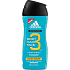 Adidas Water Sport 3 in 1 Duschgel für Körper, Haare und Gesicht für Männer 250 ml
