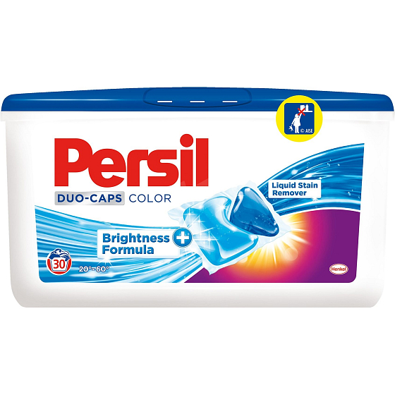 Persil Duo-Caps Color Expert Gelkapseln zum Waschen farbiger Wäsche 30 Dosen x 25 g