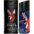 Playboy London Deodorant Spray für Männer 150 ml + Duschgel 250 ml, Kosmetikset