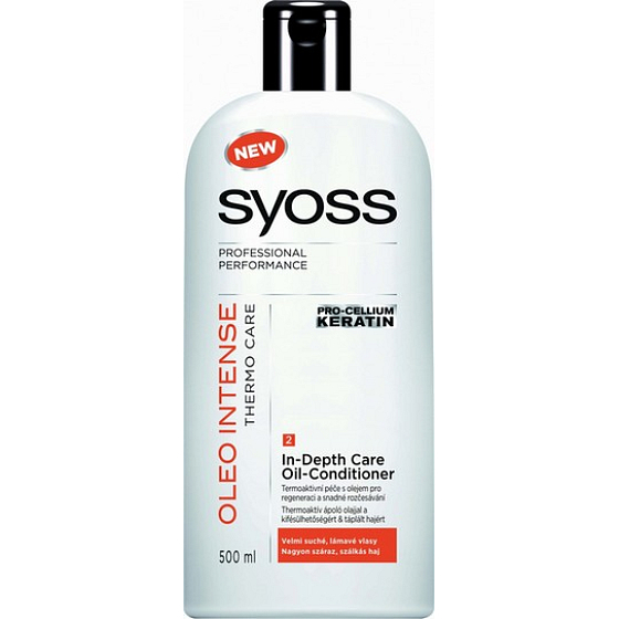 Syoss Oleo Intense Thermo Care Conditioner für trockenes und sprödes Haar 500 ml