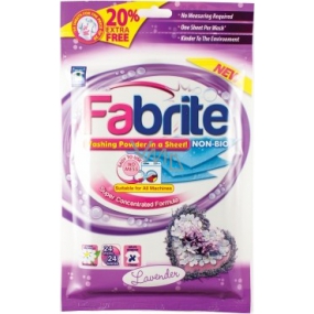 Fabrite Lavender Waschpulver Scheiben 20 Waschen 20 Stück
