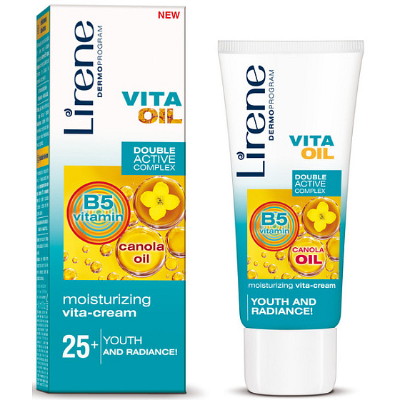 Lirene Vita Oil 25+ feuchtigkeitsspendende Vita-Creme 40 ml