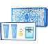 Versace Eau Fraiche Man EdT 100 ml Eau de Toilette + 100 ml Duschgel + After Shave Balsam 100 ml + Schlüsselanhänger, Geschenkset