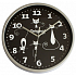 Albi Original Wanduhr Weiße Katzen, 25,5 cm × 25 cm
