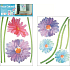 Gerbera Wandaufkleber 2 Blatt 52 x 35 cm