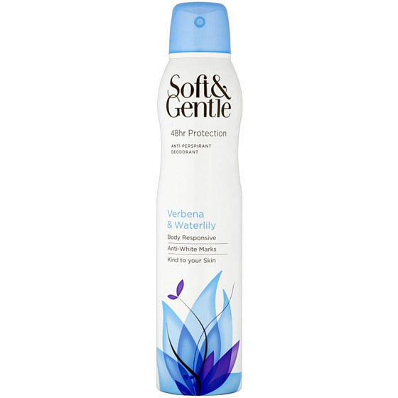 Soft & Gentle Verbena & Waterlily Antitranspirant Deodorant Spray 150 ml