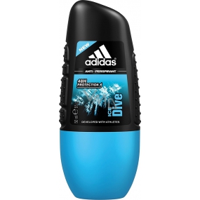 Adidas Ice Dive 48h Ball Antitranspirant Deodorant Roll-On für Männer 50 ml