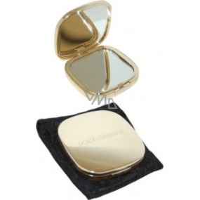 Dolce & Gabbana Beauty Luxus Kosmetikspiegel gold 7 x 7 x 1,3 cm