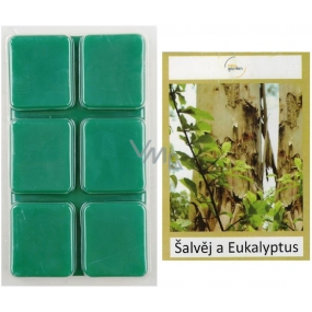 New Garden Salbei und Eukalyptus duftendes Wachs für Aromalampen 64 g