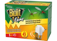Biolit Aroma Electric Vaporizer mit dem Duft von Orange gegen Mücken 45 Nächte Maschine + 27 ml nachfüllen