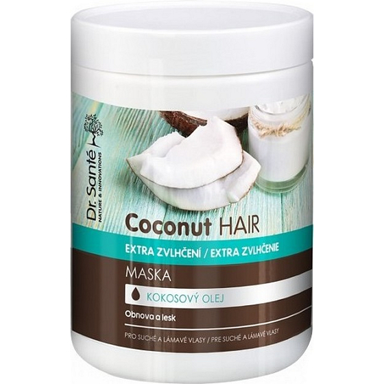 DR. Santé Coconut Coconut Oil Maske für trockenes und brüchiges Haar 1 l