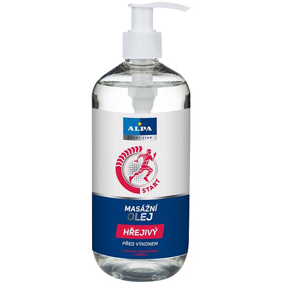 Alpa Sport Star Warmes Massageöl 500 ml