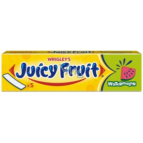 Wrigleys Juicy Fruit Watermelon - Kaugummischeiben aus Wassermelone 5 Stück 13 g