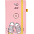 Albi Diary 2020 Tasche mit Gummiband Turnschuhe 15 x 9,5 x 1,3 cm