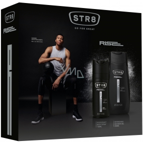 Str8 Rise Deodorant Spray für Männer 150 ml + Duschgel 250 ml, Kosmetikset