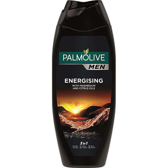 Palmolive Men Energizing 3 in 1 Duschgel für Körper, Gesicht und Haare 500 ml