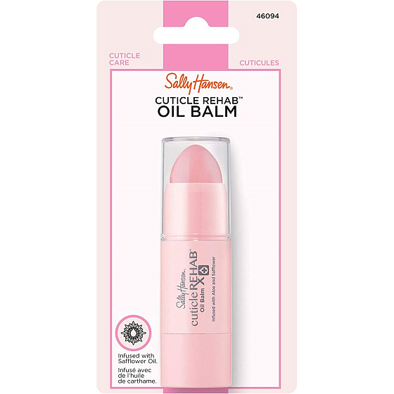 Sally Hansen Cuticle Rehab Oil Balm feuchtigkeitsspendender fester Öl-Balsam zur Hydratation von Nägeln und Nagelhaut 6 g