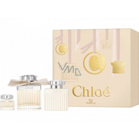 Chloé Chloé Parfümwasser für Frauen 75 ml + Körperlotion 100 ml + Parfümwasser 5 ml, Geschenkset