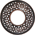 Yankee Candle Sheridan Floral Bronze Stanzmetall Fancy Metal Ring für mittelgroße und große Duftkerzen Classic 8,5 x 3 cm