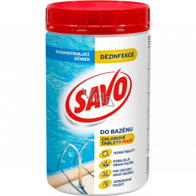 Savo Maxi Chlortabletten für die Schwimmbaddesinfektion 1,2 kg