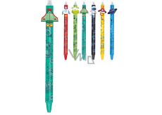 Colorino Gummierter Stift Space Life tm.grün, blau Füllung 0,5 mm