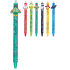Colorino Gummierter Stift Space Life tm.grün, blau Füllung 0,5 mm