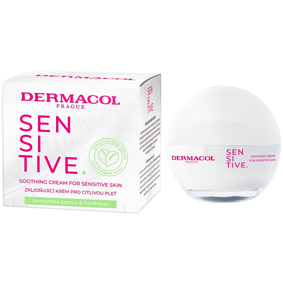 Dermacol Sensitive beruhigende Creme für empfindliche Haut 50 ml