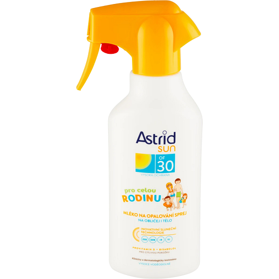 Astrid Sun Für die ganze Familie OF30 Sonnenschutzlotion Spray 270 ml