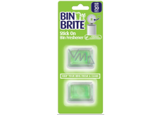 Bin Brite Zitrone und Zitronengras Klebelufterfrischer für den Mülleimer 2 Stück