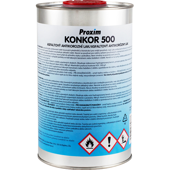 Proxim Konkor 500 Asphalt korrosionsschutzlack, 950 g