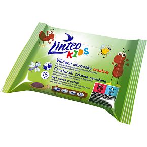 Linteo Kids Creative Feuchttücher, 15 Stück
