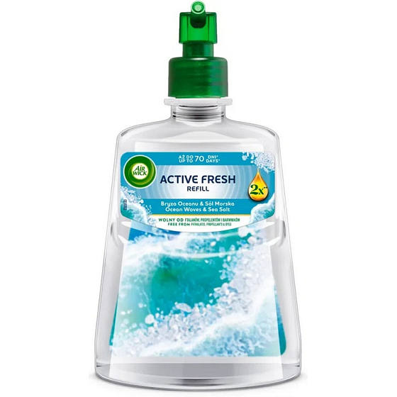 Air Wick Active Fresh náhradní náplň Ozean & Meersalz, 228 ml