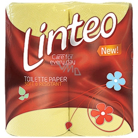 Linteo Classic Toilettenpapier gelb 2 Lage 200 Stück 4 Stück